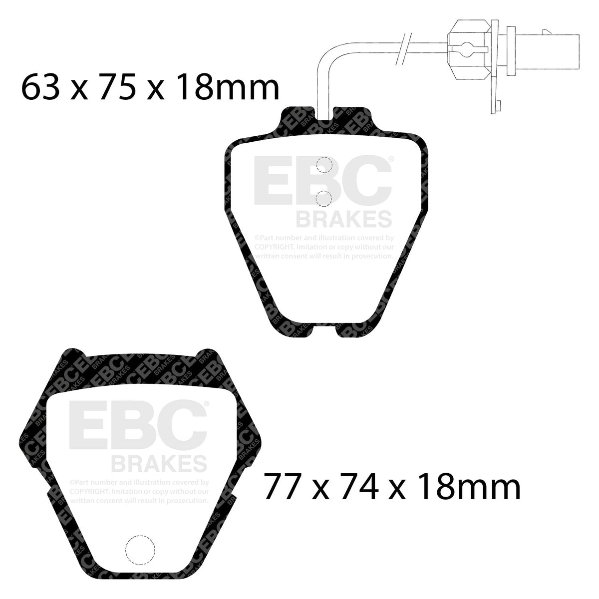 Best Aftermarket EBC Redstuff 3000 Brake Pads DP31348C - Top Value Upgrade, Buy Online Today