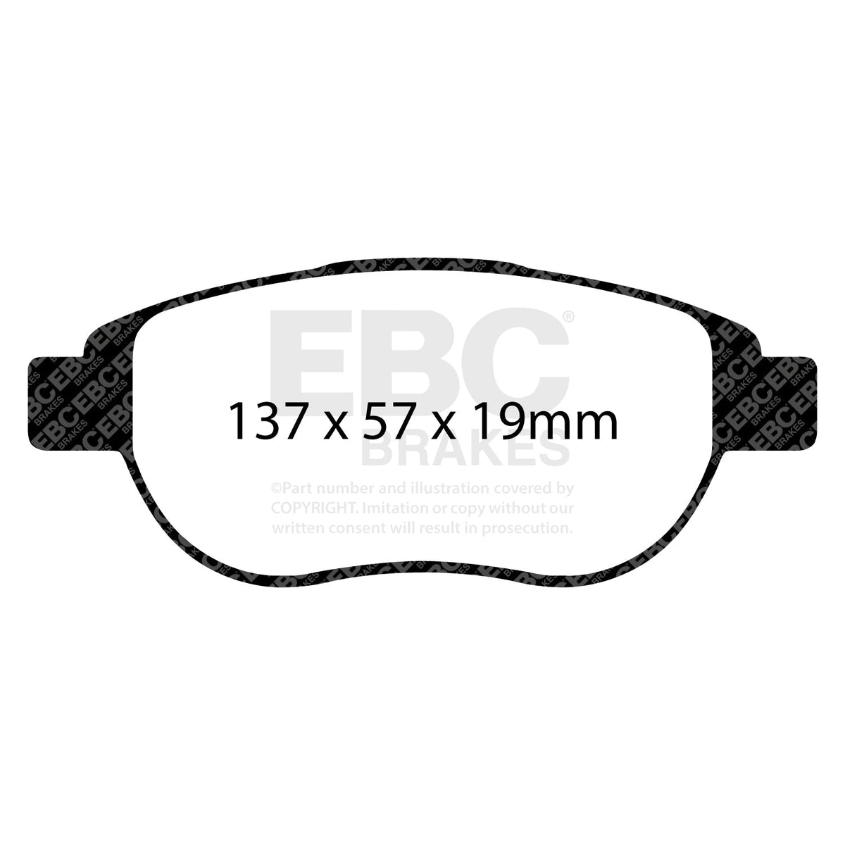 EBC Ultimax2 DP1375 Brake Pads - Fast Road & Track Day Use