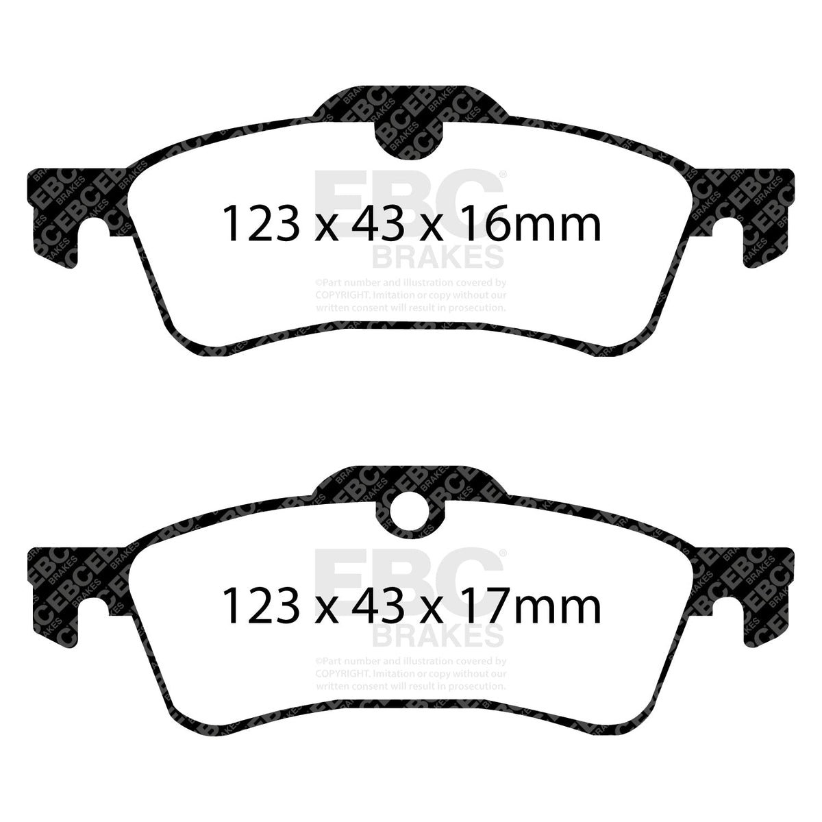 EBC Greenstuff 2000 DP21389 Brake Pads - Fast Road & Track Day Use