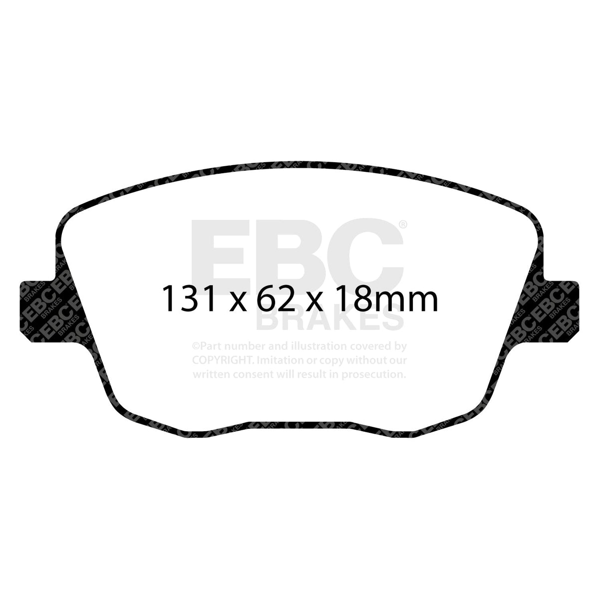 EBC Greenstuff 2000 Brake Pads & Premium Discs PD01KF1364