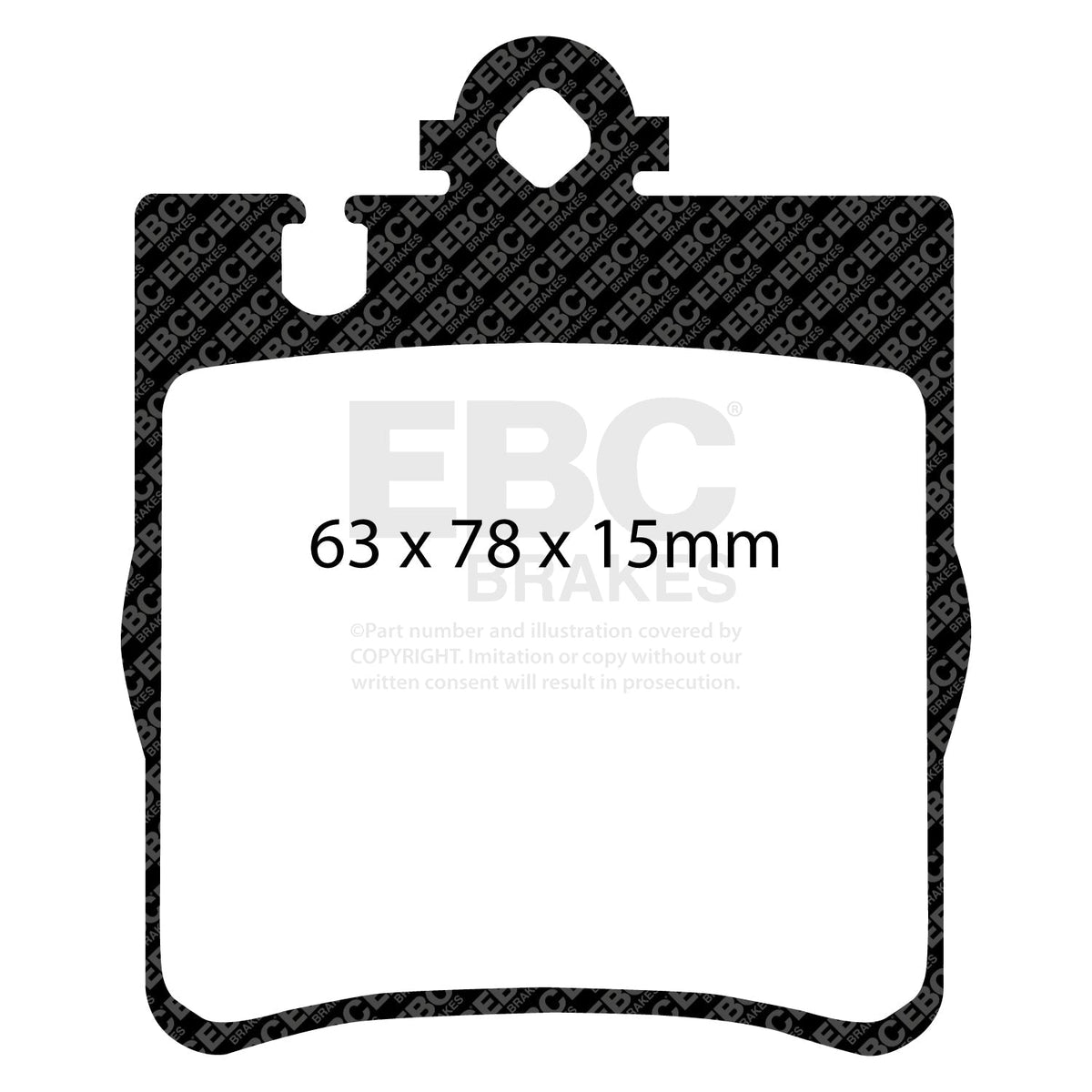 EBC PD03KR786 Brake Pad and Disc Kit for Fast Road & Track Day Use