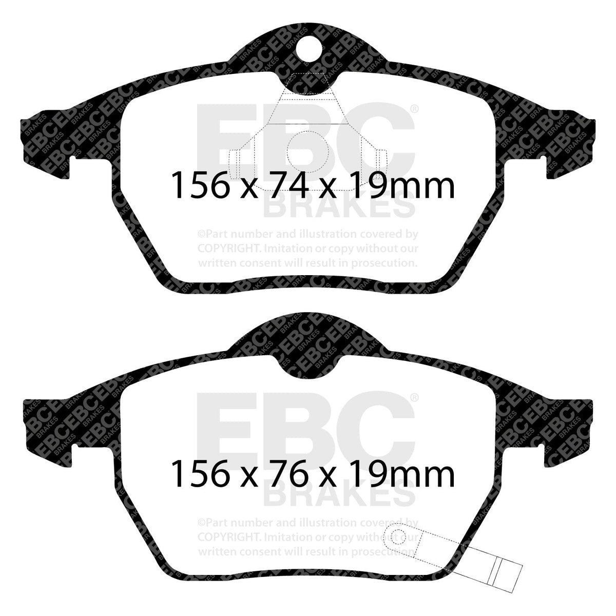EBC PLK2021 Brake Upgrade Kit with Yellowstuff Pads & Braided Lines