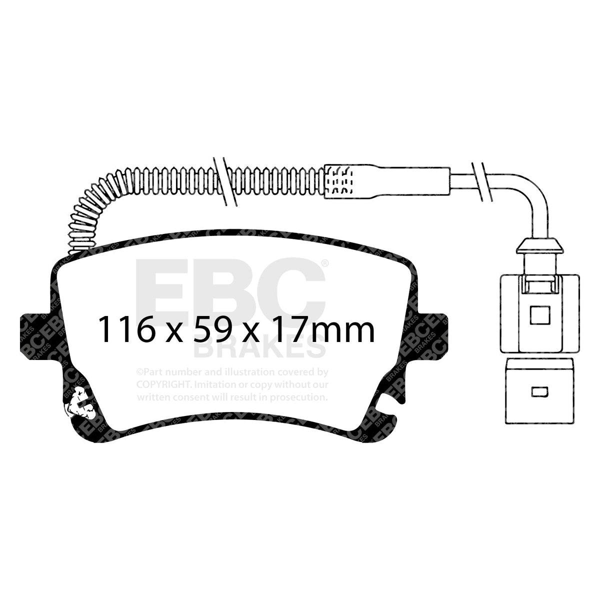 EBC RP1 Brake Pads DP81470RP1 Rear - Track Day & Fast Road