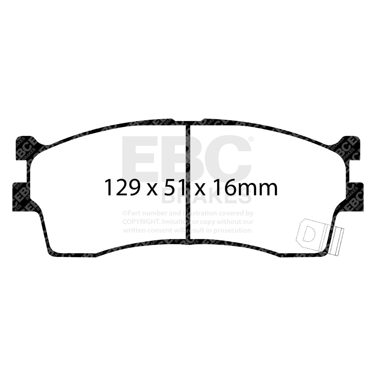 EBC Greenstuff 2000 DP21475 Brake Pads - Fast Road & Track Day Use