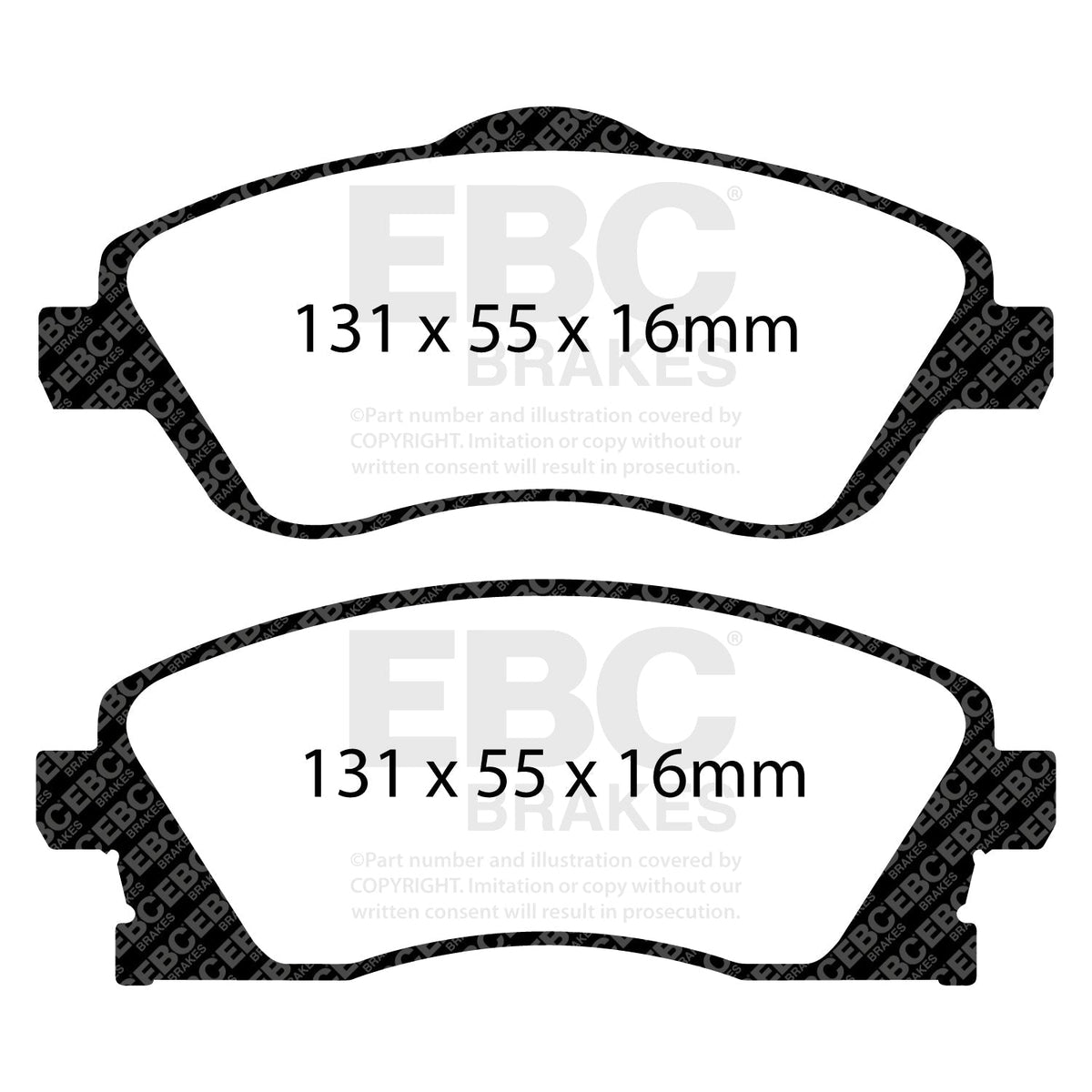 EBC PD11KF455 Greenstuff & GD Turbogroove Brake Kit