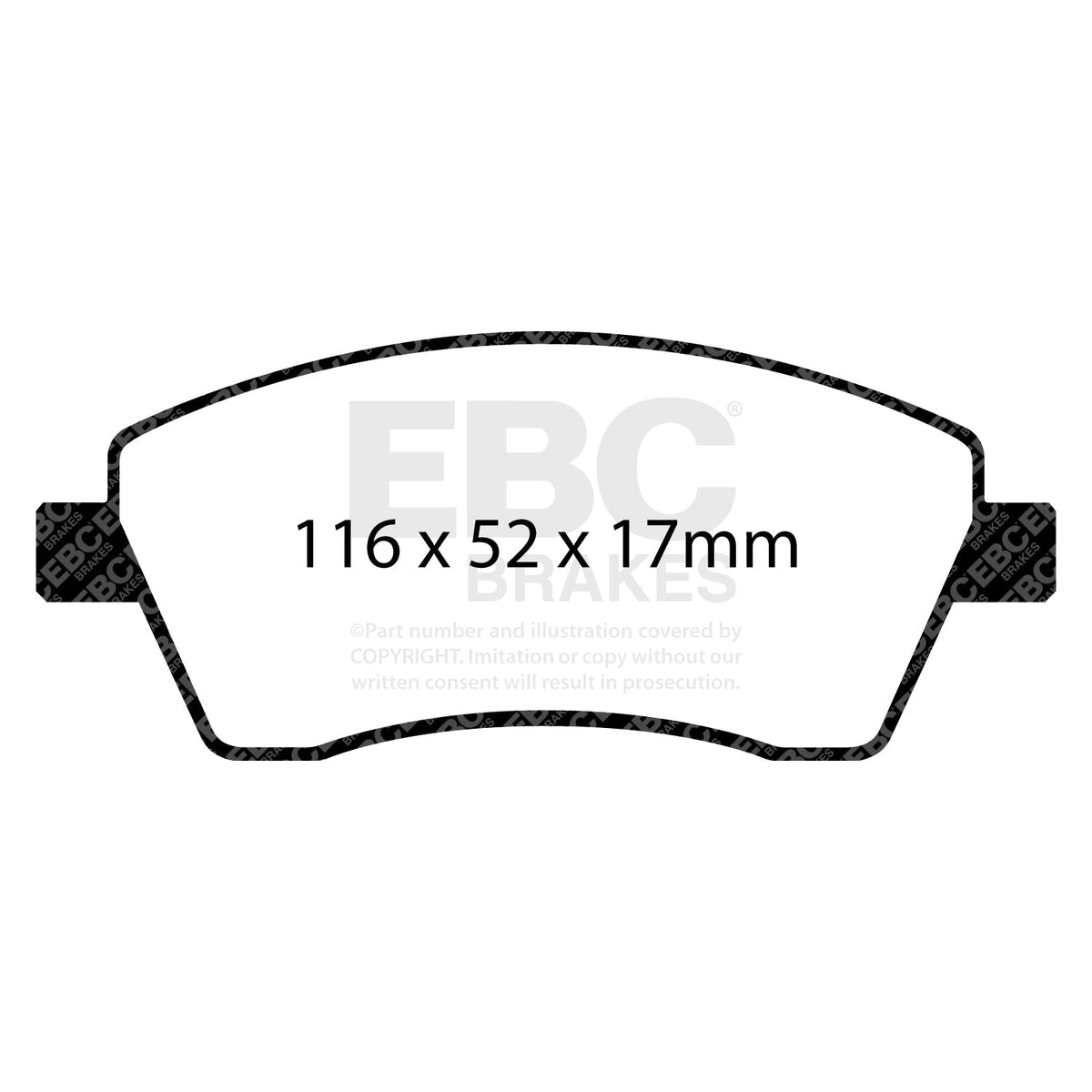 EBC Yellowstuff 4000 Series Brake Pads DP41485R - Best Aftermarket Street & Track Upgrade, Top Value UK Fitment