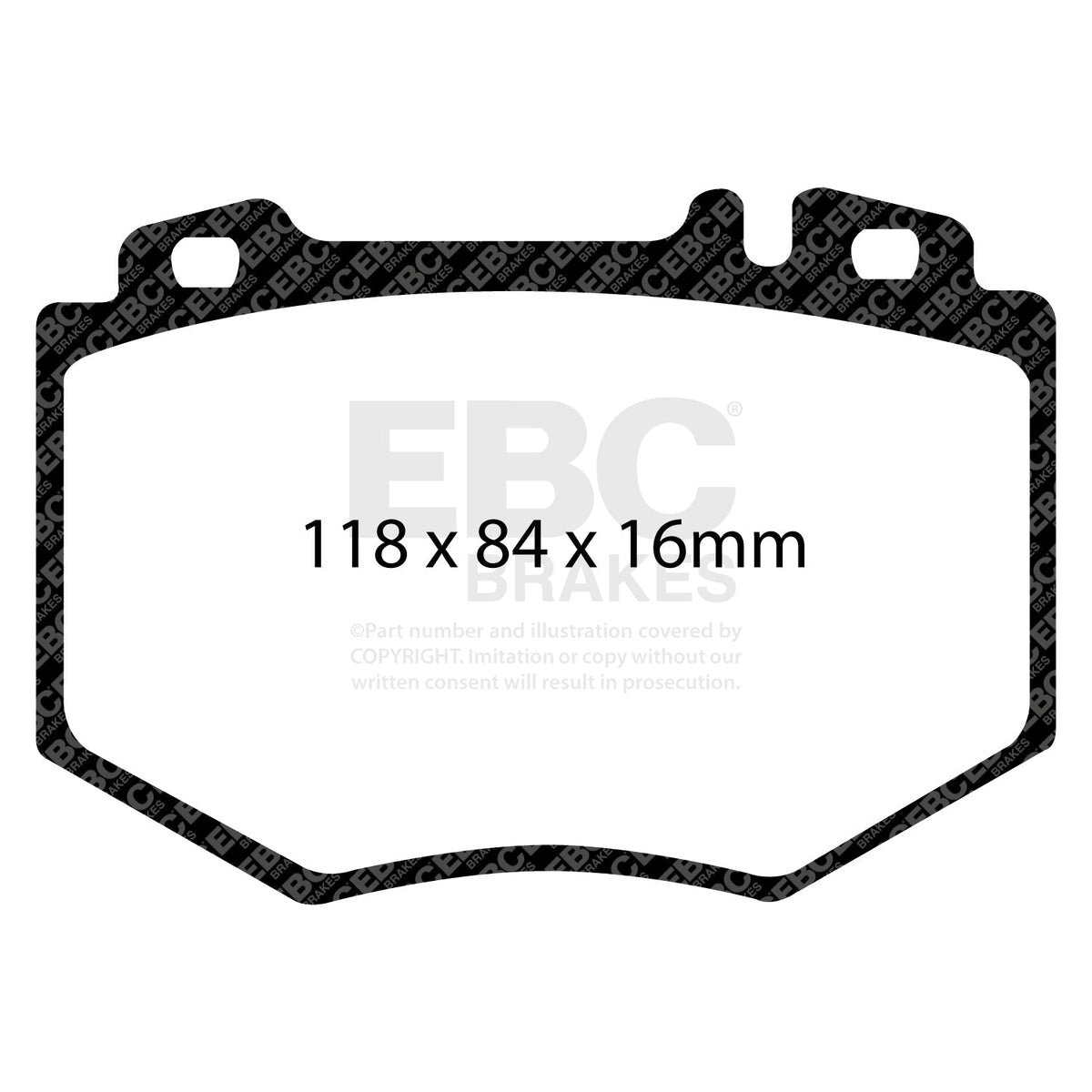 Best Aftermarket EBC Redstuff 3000 Brake Pads DP31487C - Top Value Upgrade, Buy Online Today