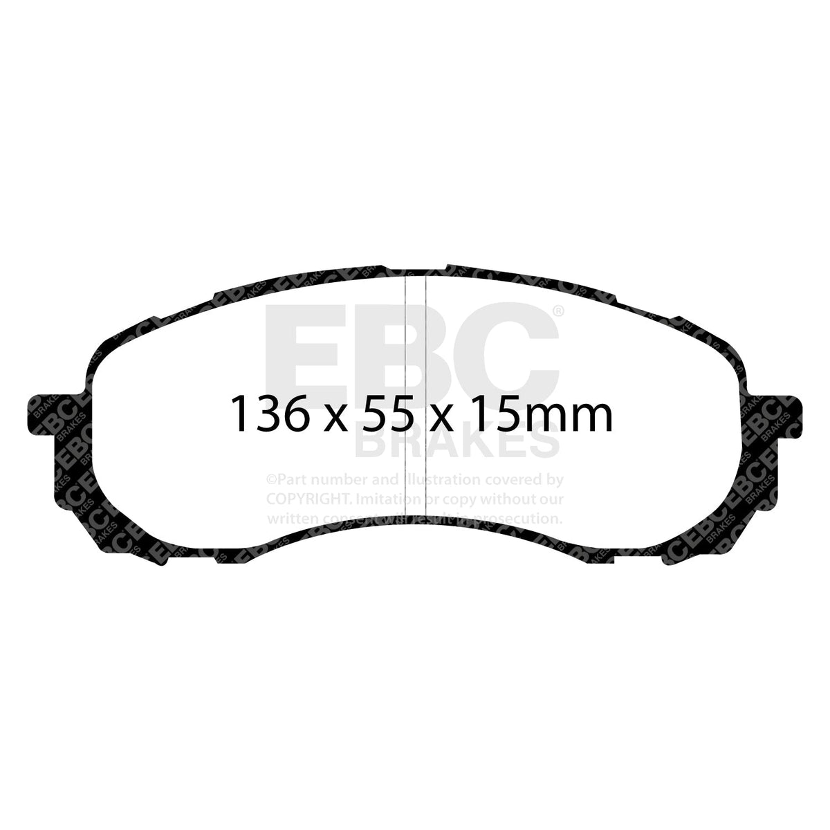 EBC Greenstuff 2000 DP21492 Brake Pads - Fast Road & Track Day Use