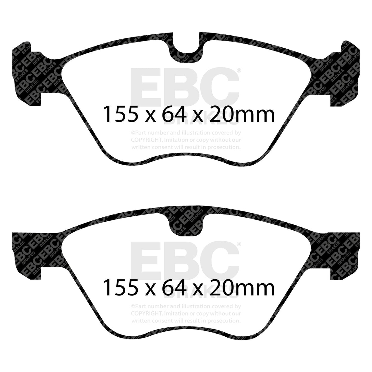 EBC Brakes Pad and Disc Kit PD04KF481 for UK Fitment