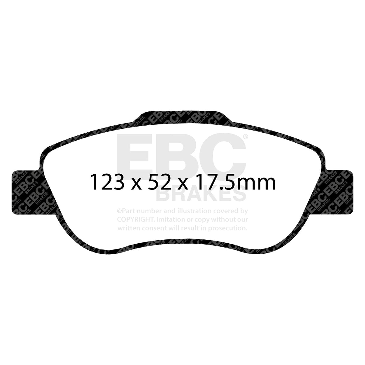 EBC Greenstuff 2000 DP21573 Brake Pads - Fast Road & Track Day Fit
