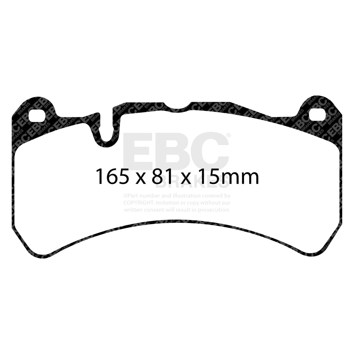 BMW M3/M4 EBC RP-1 Track Brake Pads DP81591RP1