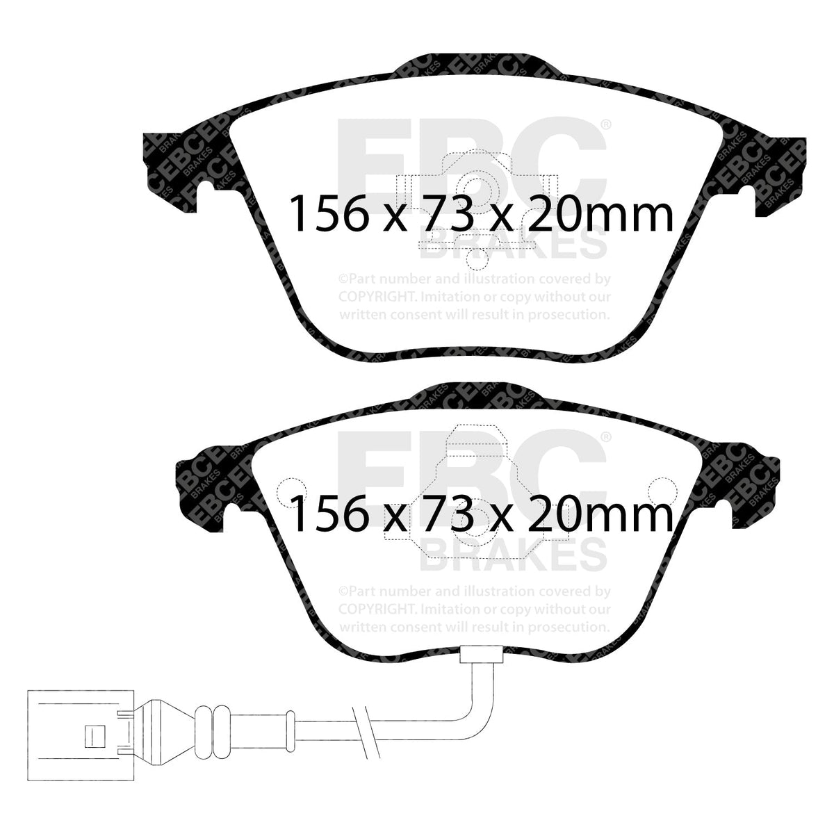 Best Aftermarket EBC RP-1 Track Brake Pads DP81594RP1 - Top Value Upgrade for UK Track Cars
