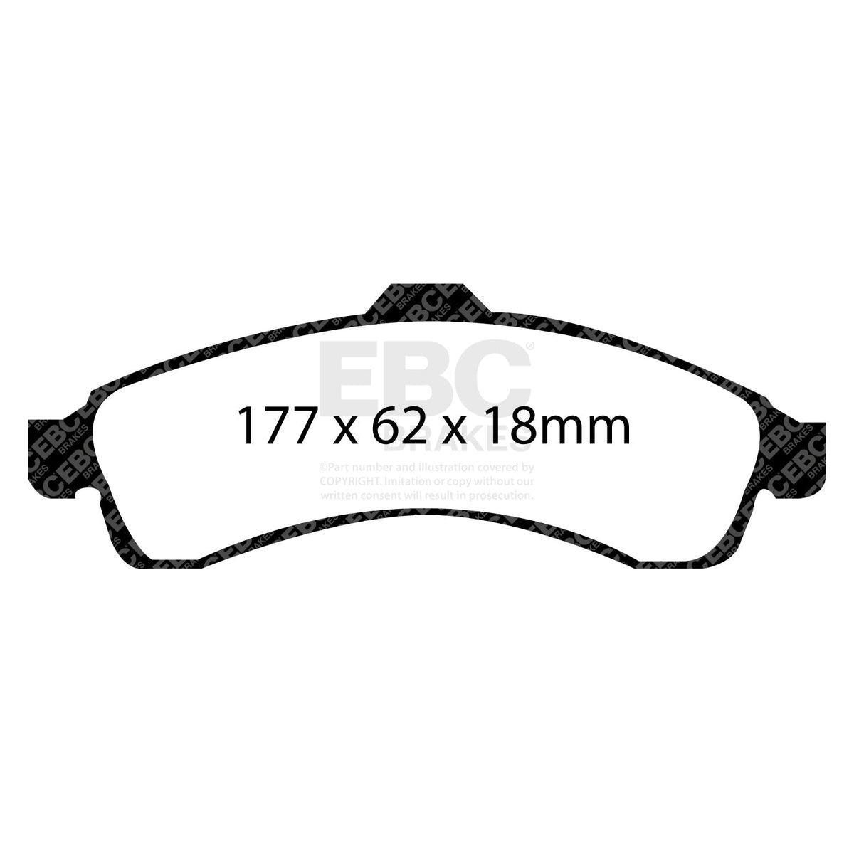PDKF371 EBC Ultimax2 Brake Pad and Disc Kit for Porsche 997.2