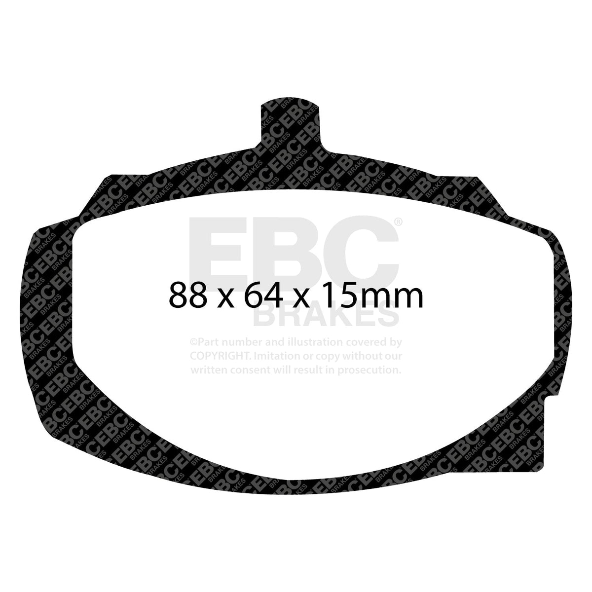 E46 330i N52 EBC PD01KF308 Brake Pad and Disc Kit - Stage 1 Fast Road