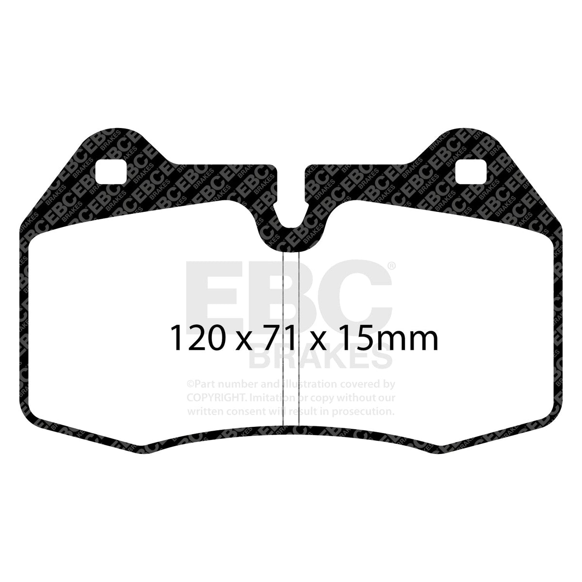 EBC PLK2012 Yellowstuff Brake Pad & Line Kit