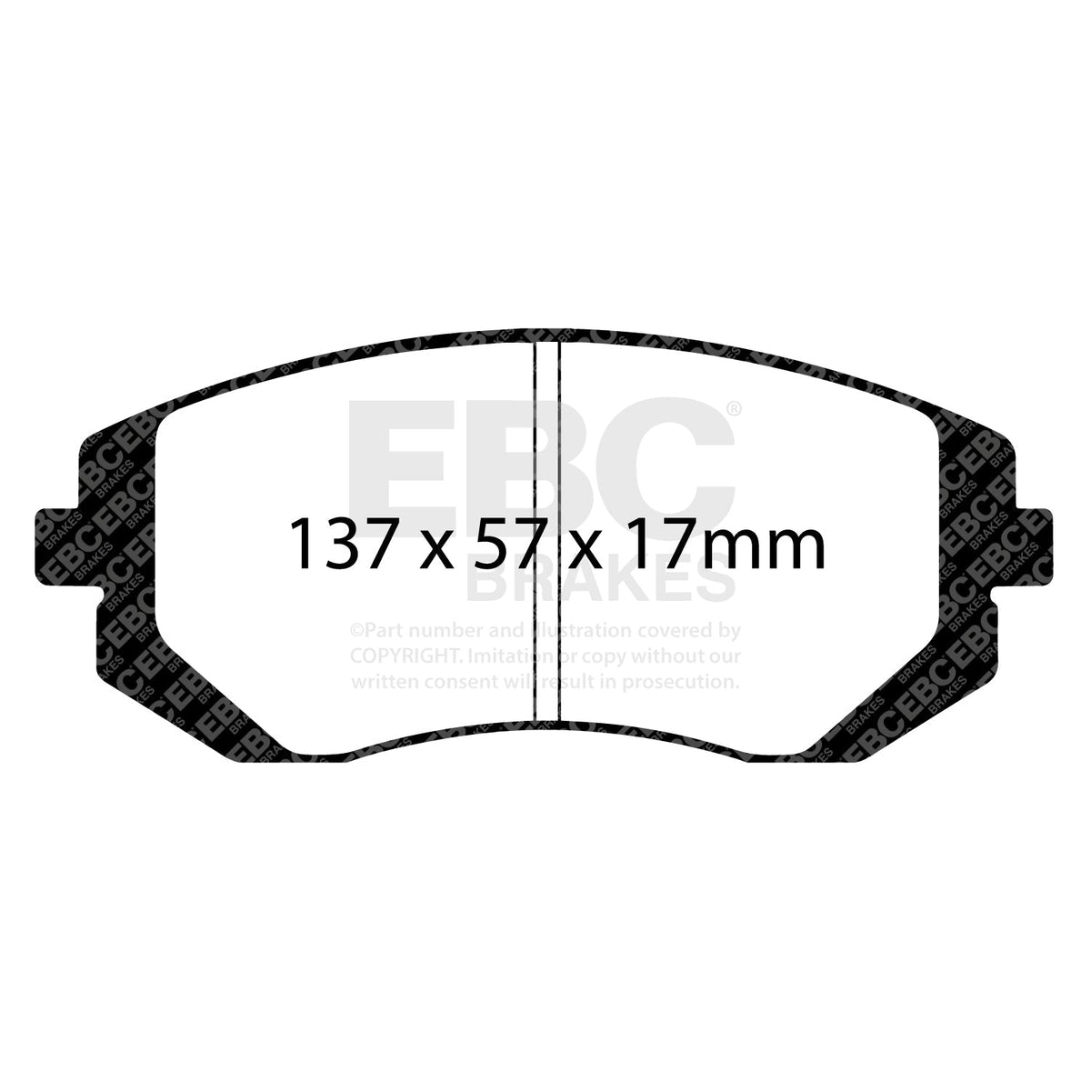 EBC Racing RP-X Track Brake Pads DP81661RPX for Track Day Use