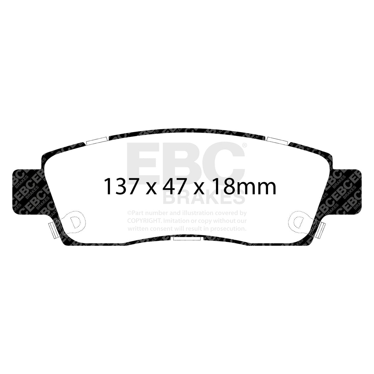 EBC Greenstuff 6000 Brake Pads DP61672 for Light Trucks & SUVs