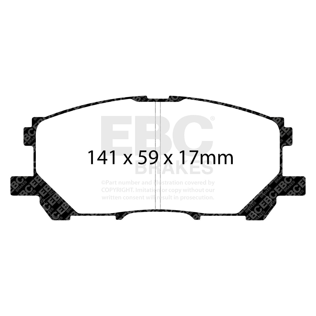 EBC PD11KF647 Brake Kit for VW Passat B6 2.0 TDI