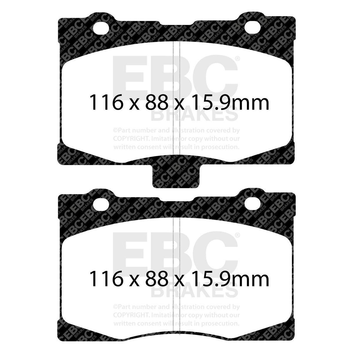EBC Redstuff 3000 Brake Pads DP31735C for BMW Audi VW