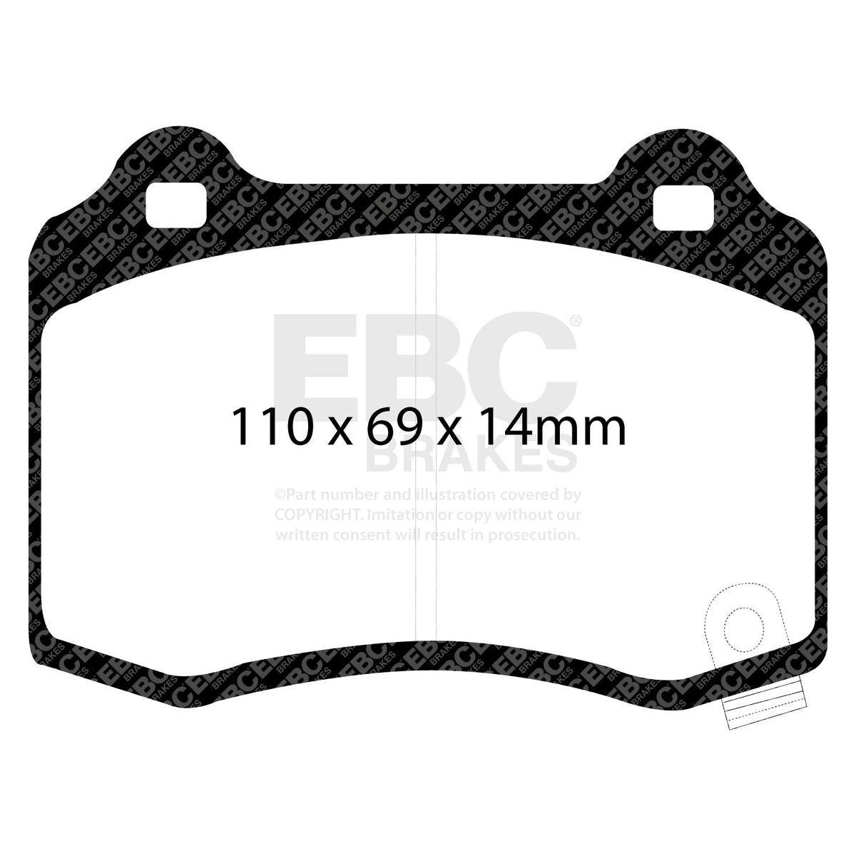 EBC PD11KR350 Brake Kit for VW Passat B6 2.0 TDI