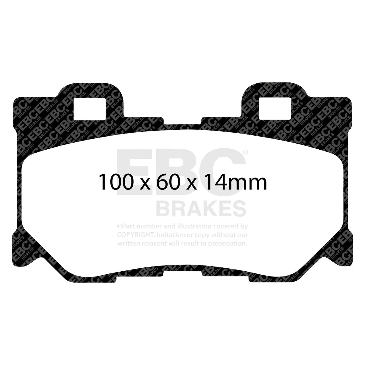 EBC RP1 Brake Pads DP81824RP1 Rear - Track Day & Fast Road Use