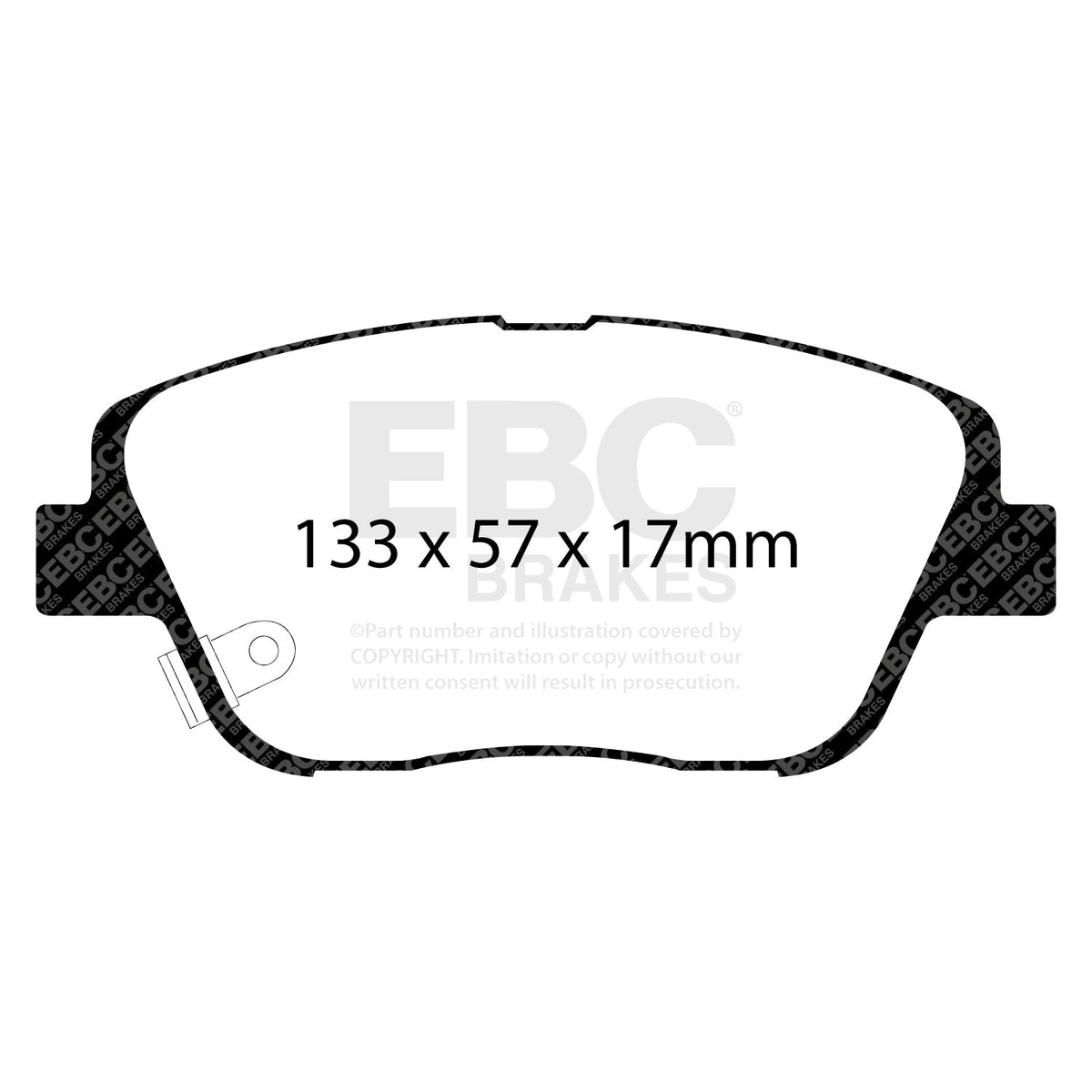 EBC Greenstuff 2000 DP21864 Brake Pads - Fast Road & Track Day Use