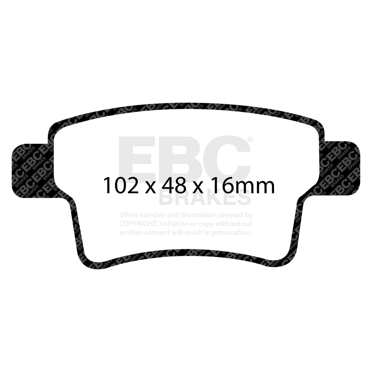 EBC Greenstuff 2000 DP21961 Brake Pads - Fast Road & Track Day Use