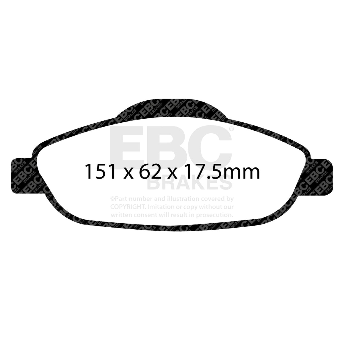 E46 330i N52 EBC PD03KF1415 Brake Pad and Disc Kit