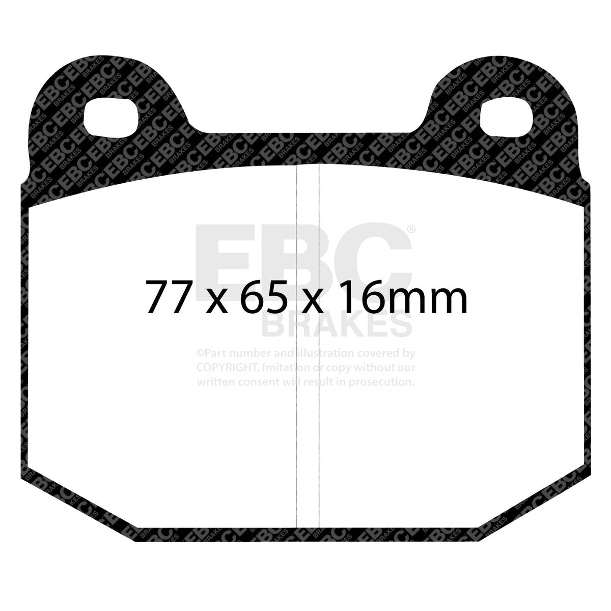 EBC Redstuff 3000 DP3197C Brake Pads - Fast Road & Track Day