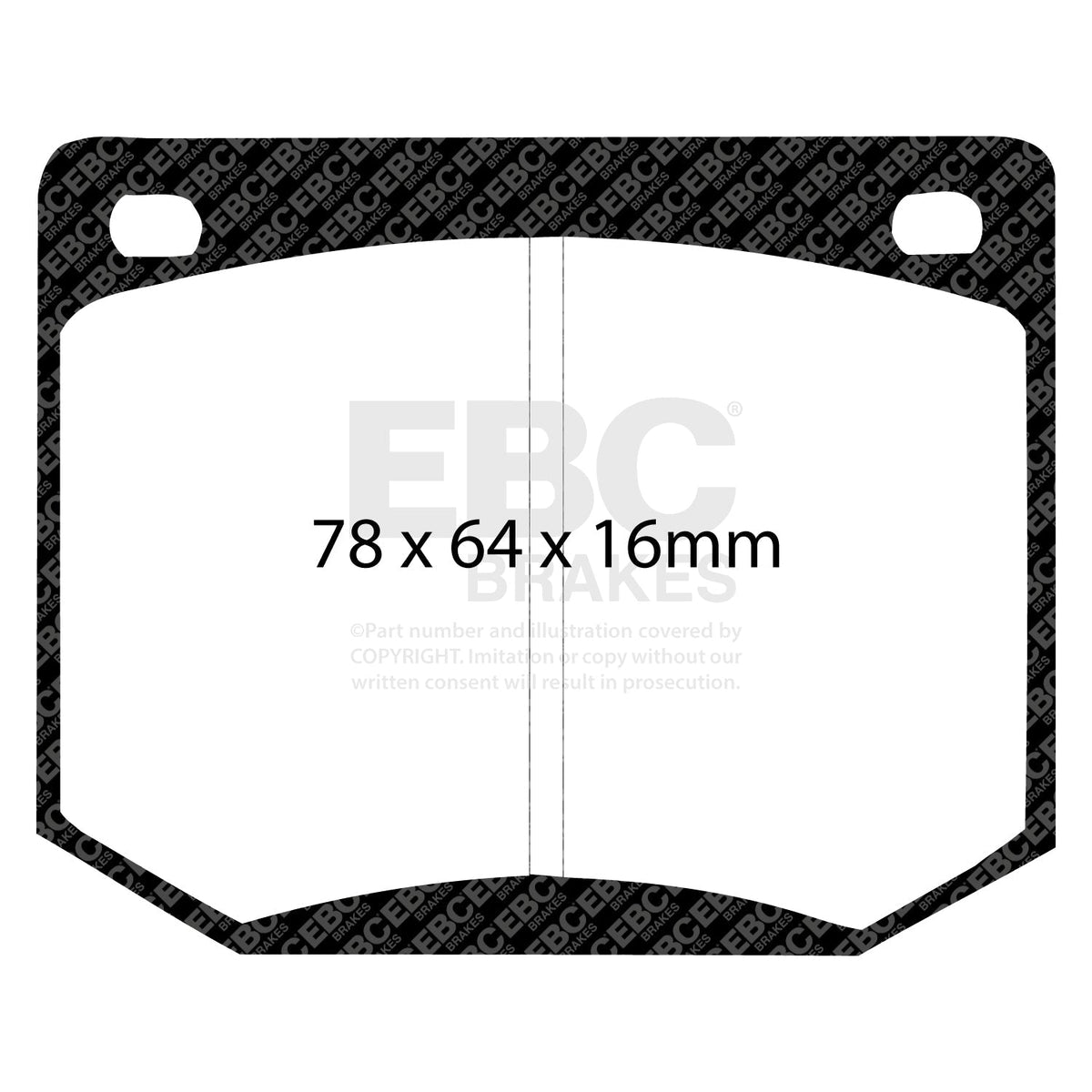 EBC Greenstuff 2000 DP2216 Brake Pad Set