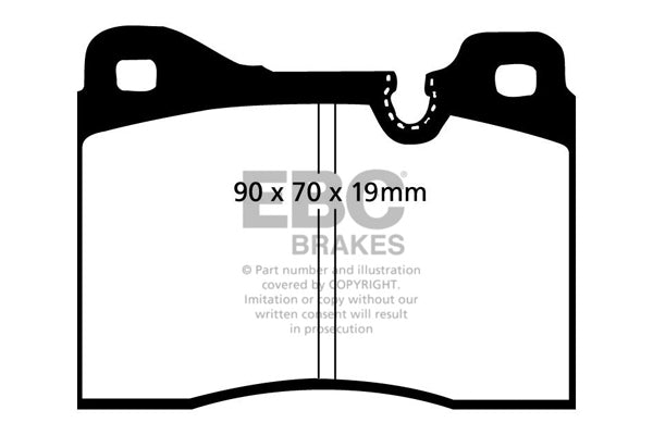 Brake Kit UK Fitment - EBC Ultimax Pads & Plain Discs PD40K389