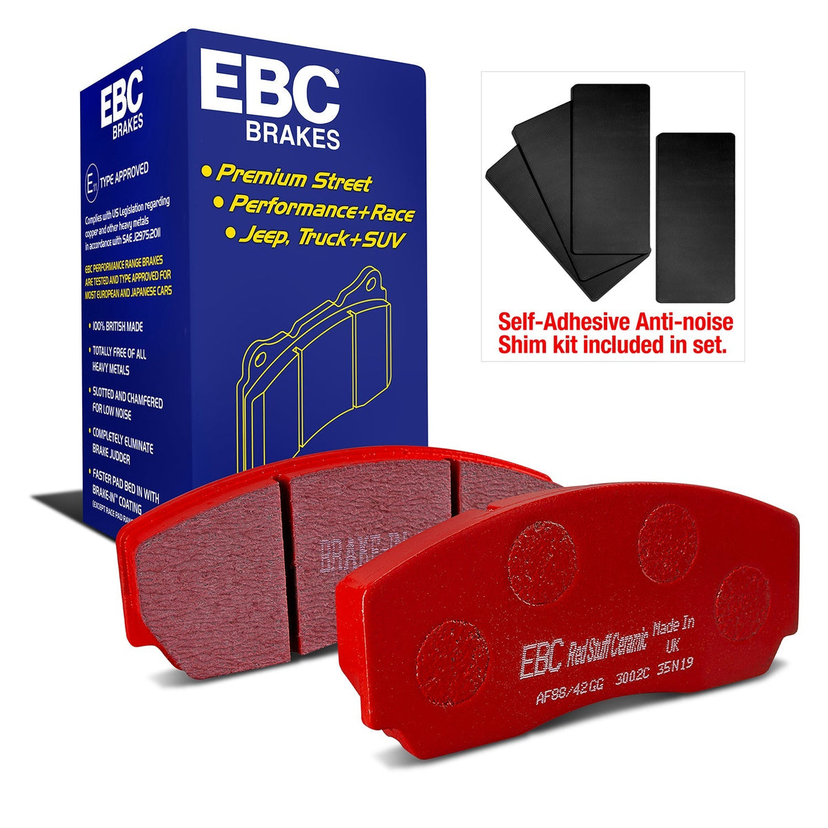 Best Aftermarket EBC Redstuff 3002C Brake Pads - Top Value Upgrade for UK Fitment, Buy Online Today