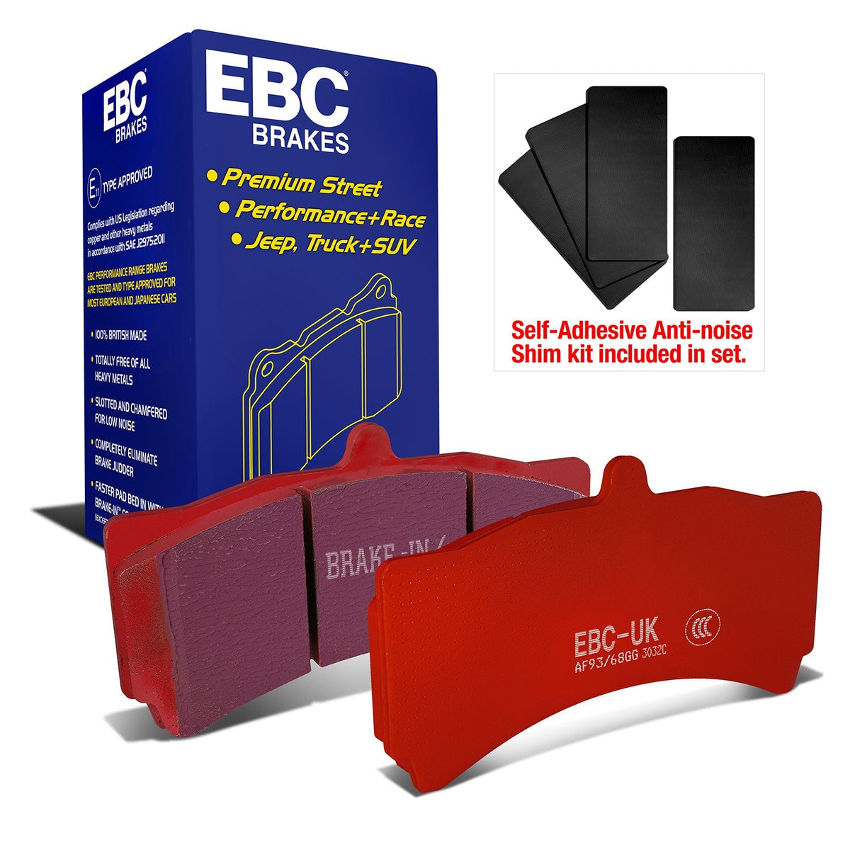 Best Aftermarket Brake Pads UK | EBC Redstuff 3000 Series DP3032C - Top Value Upgrade for Prestige Cars