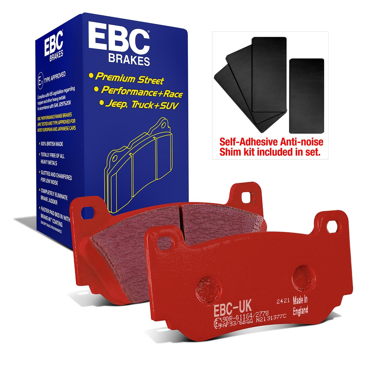 Best Aftermarket Brake Pads UK | EBC Redstuff 3000 Series DP31377C - Top Value Upgrade for Prestige Cars