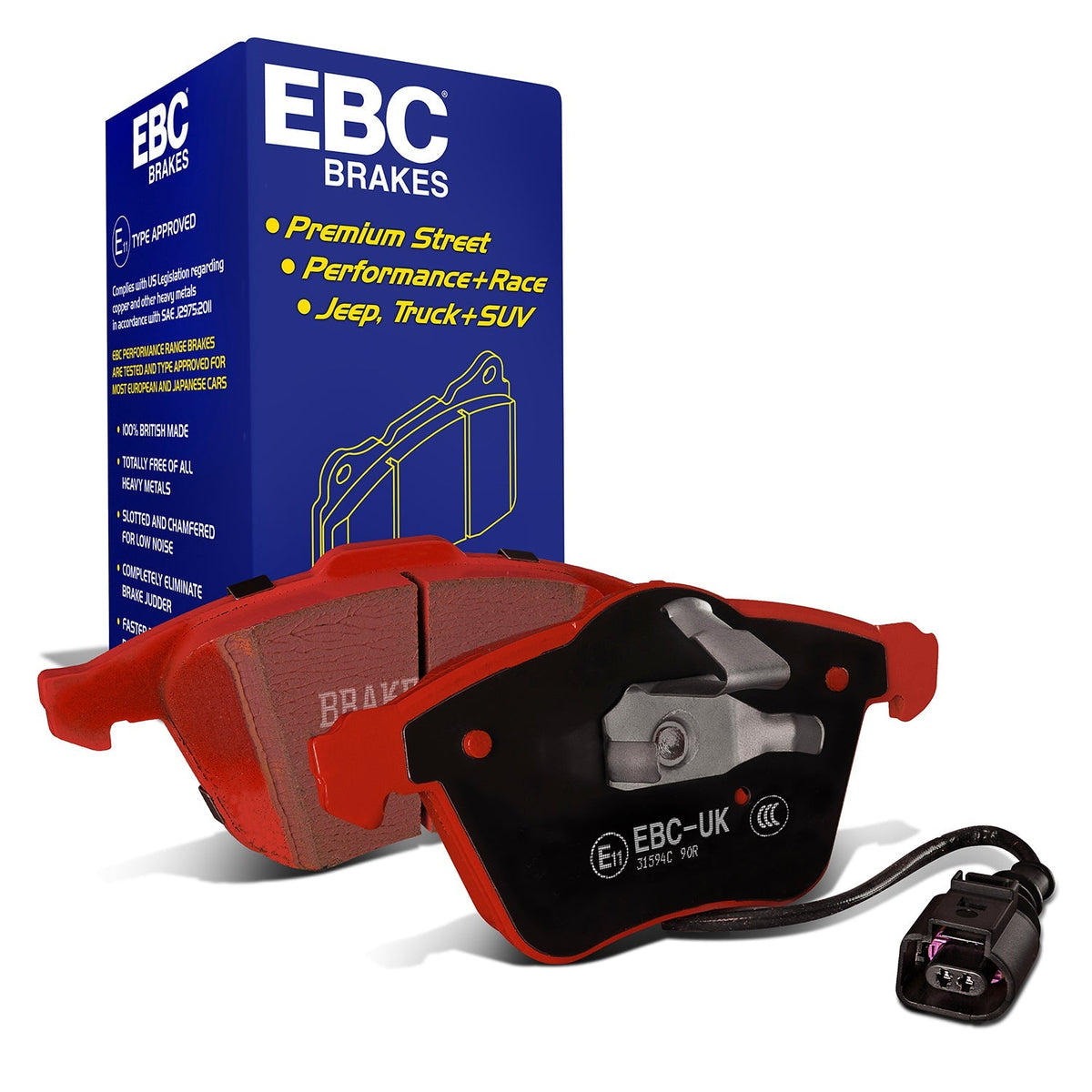 Best Aftermarket EBC Redstuff 3000 Series Brake Pads DP31594C - Top Value Upgrade for UK Fitment