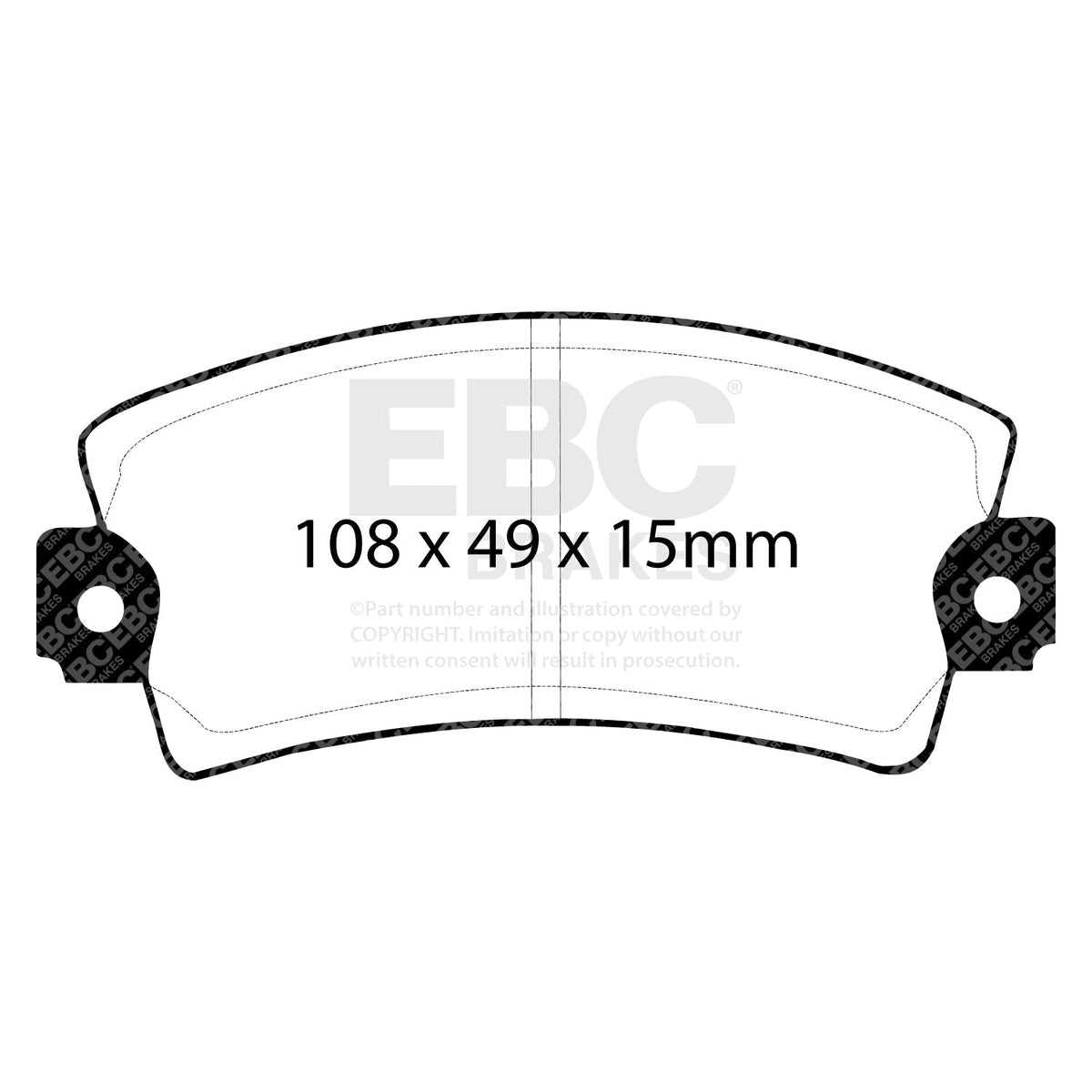 EBC Greenstuff 2000 DP2317 Brake Pads - Fast Road & Track Day Use