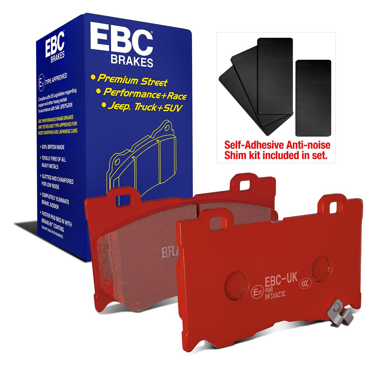 Best Aftermarket EBC Redstuff 3000 Series Brake Pads DP31823C - Top Value Upgrade for UK Fitment
