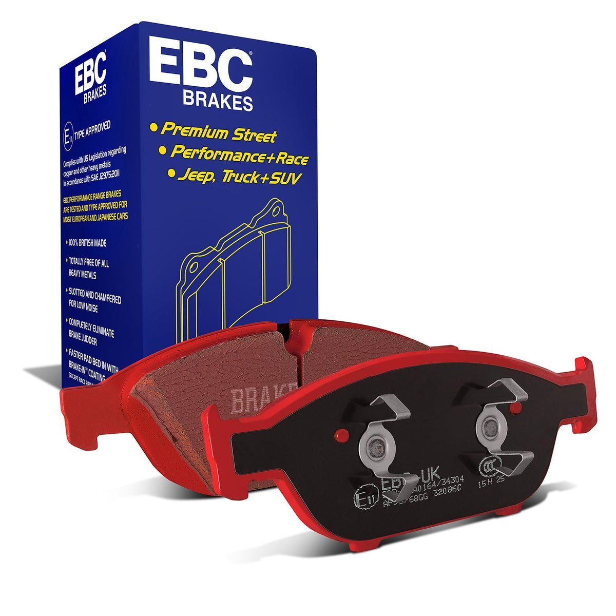 EBC Redstuff 3000 DP32086C Brake Pads - Fast Road & Track Day