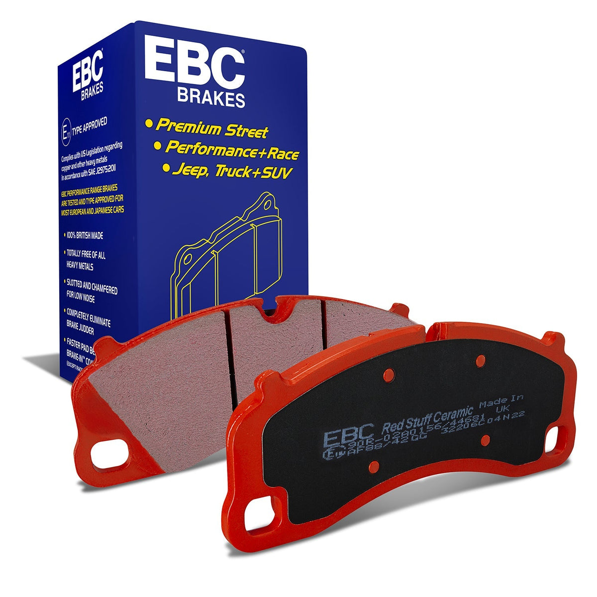 Best Aftermarket EBC Redstuff 3000 Series Brake Pads DP32206C - Top Value Upgrade for UK Fitment