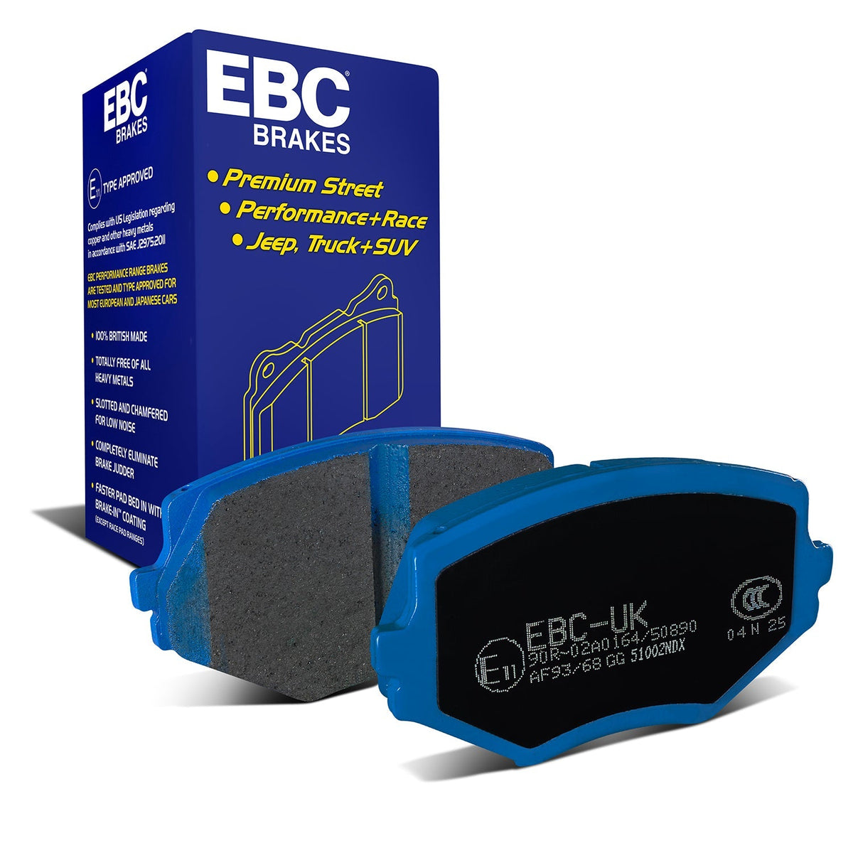 E36 E46 E90 M3 G80 EBC Bluestuff NDX Brake Pads DP51002NDX