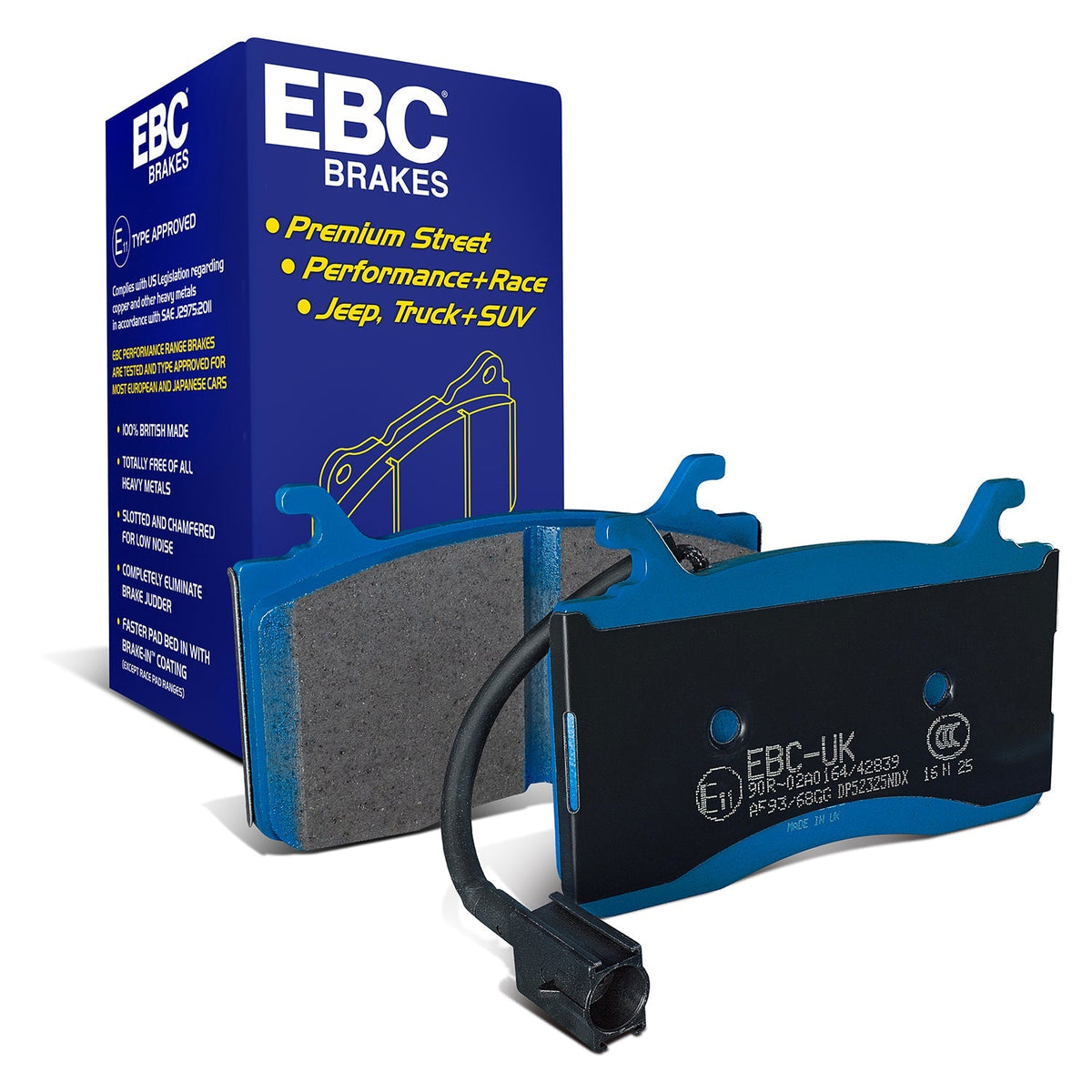 EBC Bluestuff Brake Pad 5000 Series TrackDay Set DP52325NDX Track Brake Pads UK
