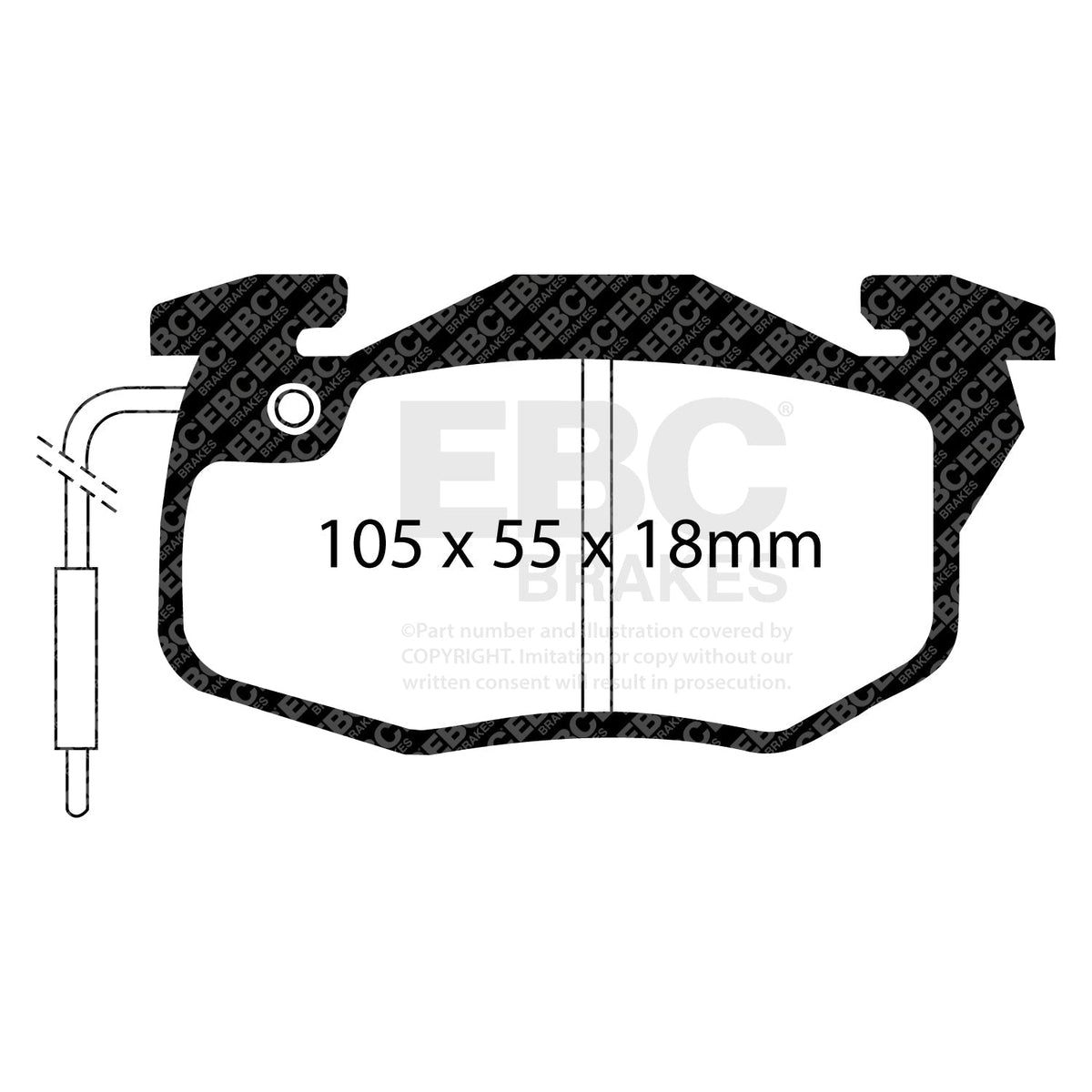 EBC PDKF1650 Ultimax2 Brake Pad and Disc Kit