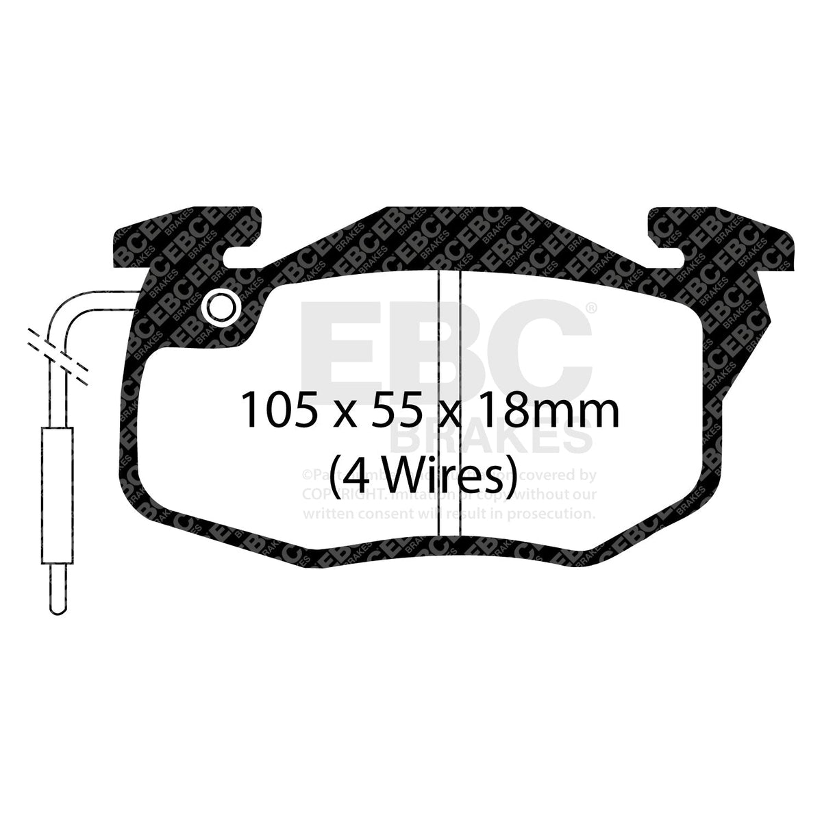 EBC Greenstuff 2000 Brake Pad and Disc Kit PD01KF369