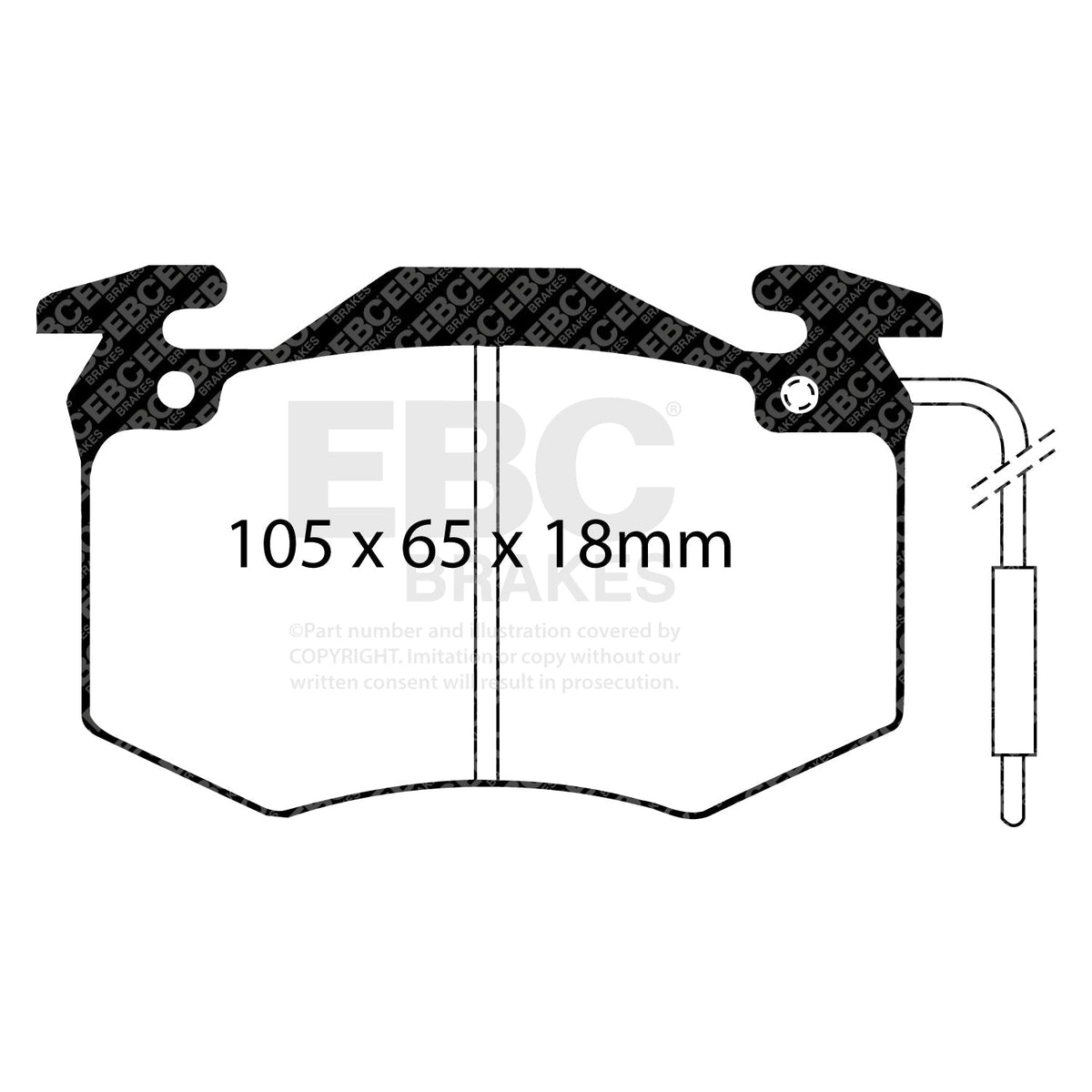 EBC Greenstuff Pads + Drilled & Slotted Discs Kit PD01KF1204