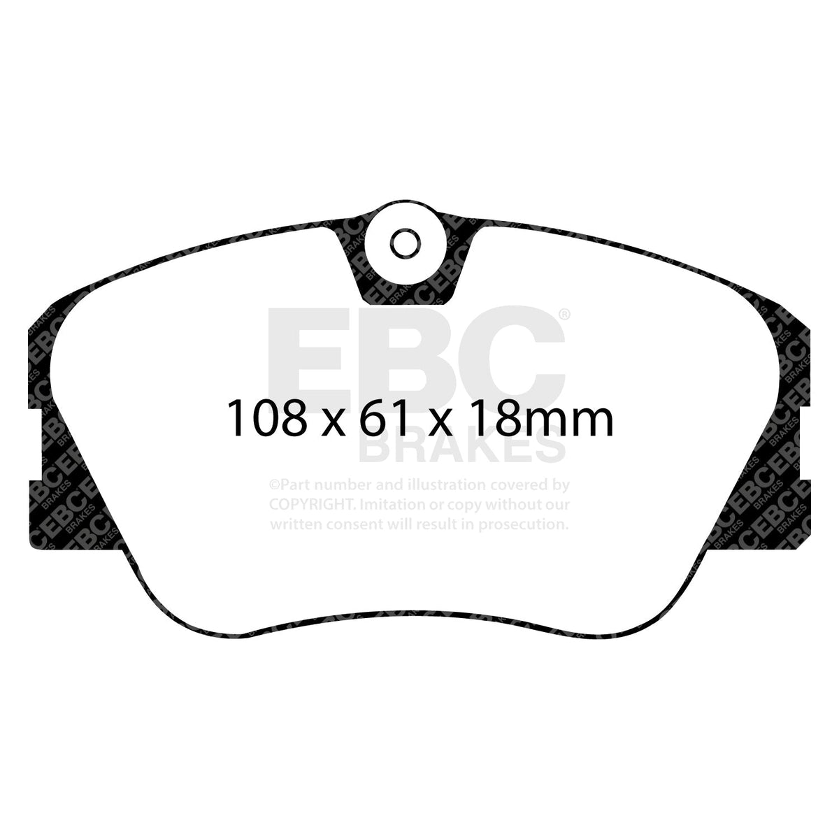 EBC Redstuff 3000 Series DP3577C Brake Pads - Fast Road & Track Day