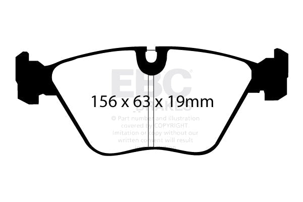 EBC RP-X Track Brake Pads DP8689RPX - Fast Road & Track Day Use