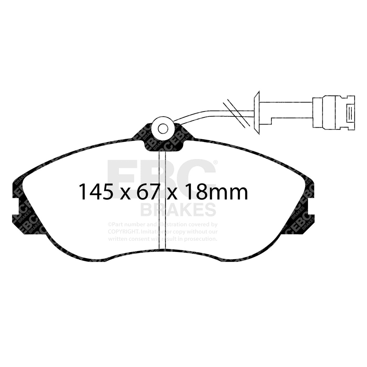 BMW E90 F30 EBC Redstuff DP3711C Brake Pads