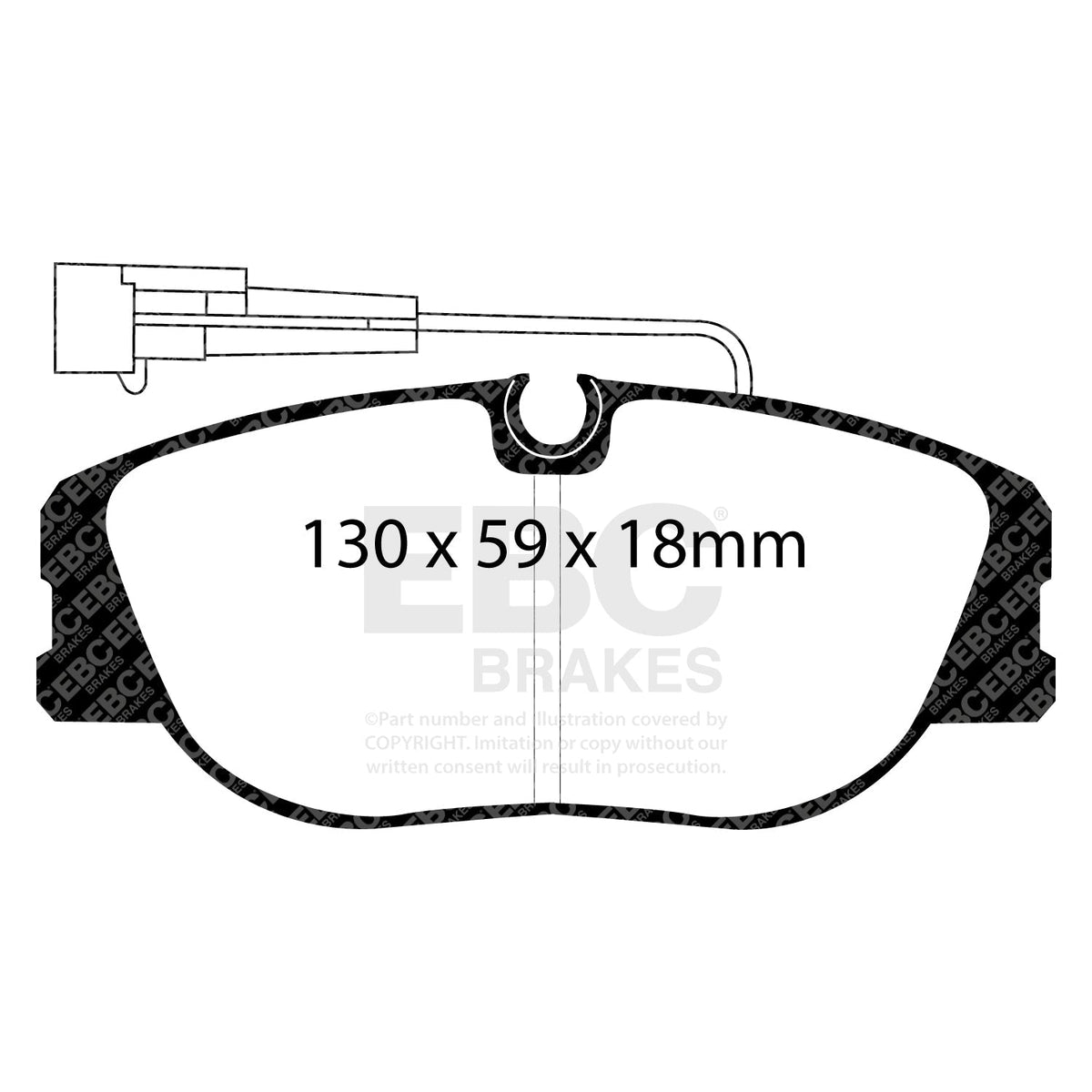 Brake Pad and Disc Kit UK Fitment - EBC Greenstuff + Premium Discs PD01KF026