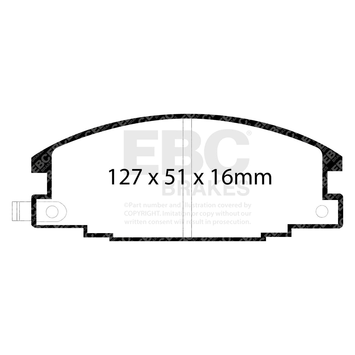 EBC Ultimax2 Pads & Plain Discs Kit PD40K951