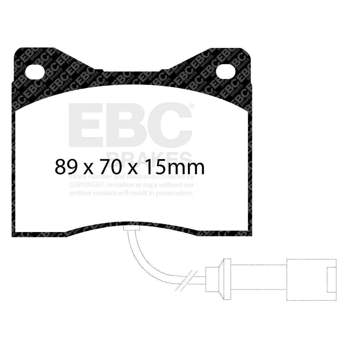 EBC Redstuff 3000 DP3753/2C Brake Pads for BMW Audi VW